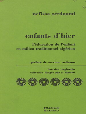 cover image of Enfant d'hier